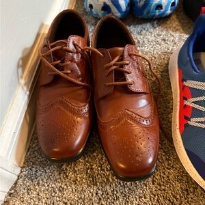 Classic Brown Leather Men's Dress Shoes